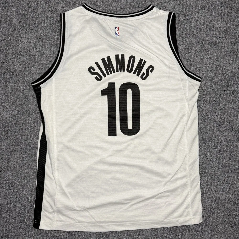 Brooklyn Nets Jersey Basketball #10 Ben Simmons White Youth Size Extra Large New